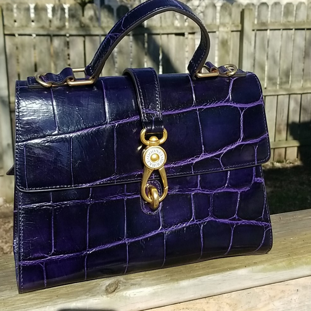 Dooney and bourke pembroke claire satchel-plum